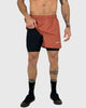 Short 2 en 1 Zip Max 5" Rust