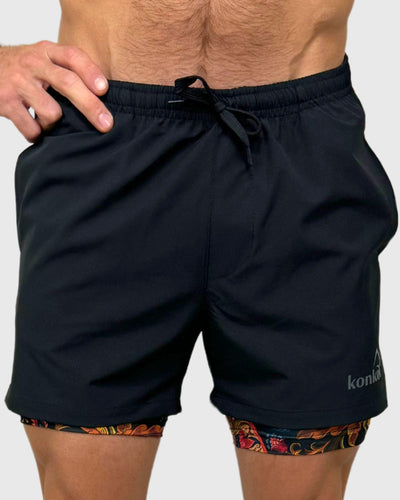 Eco Short 2 en 1 Paisley - Konko Active