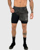 Short 2 en 1 Perfect Carbon 4"