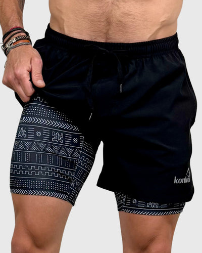 Eco Short 2 en 1 Zip Africa