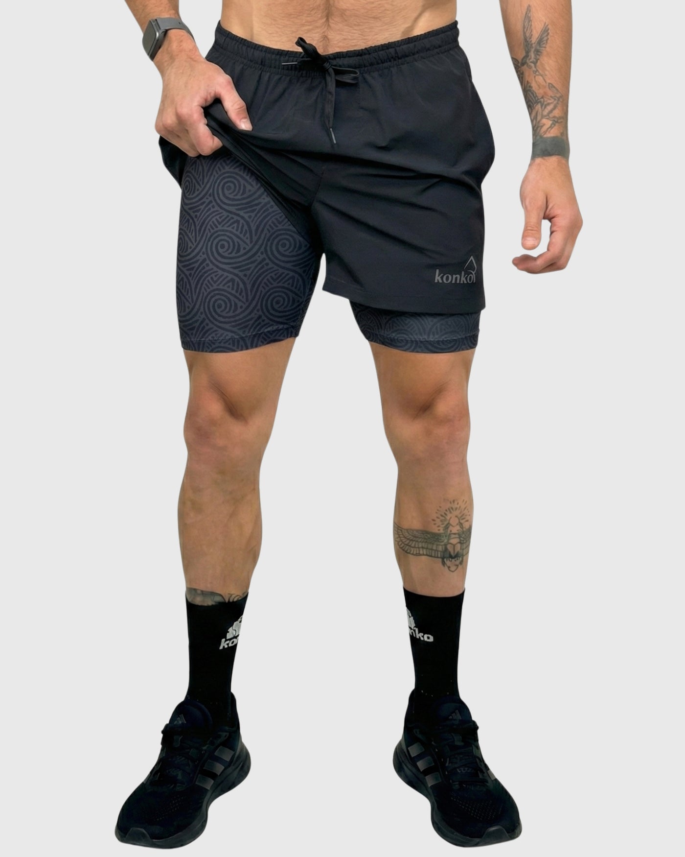 Eco Short 2 en 1 Perfect Black Bali