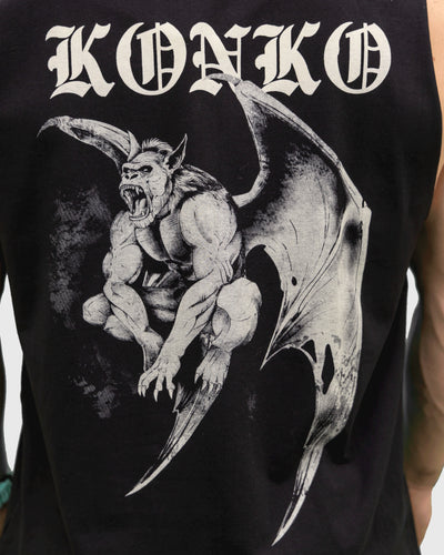 Sudadera Tank Gargola Negra konko