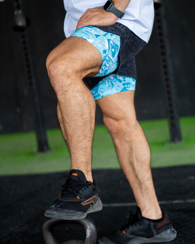 Eco Short 2 en 1 Zip Lagoon