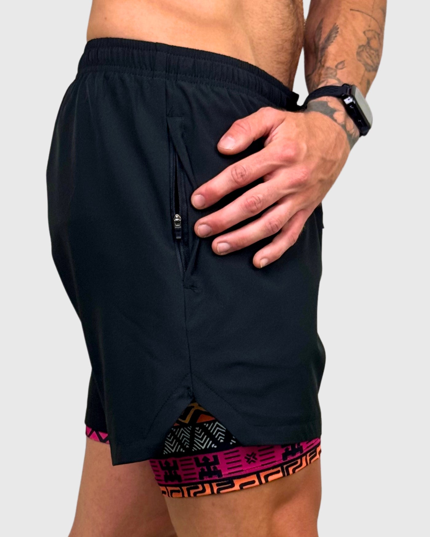 Eco Short 2 en 1 Zip Tribu