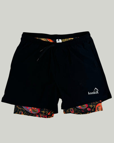 Eco Short 2 en 1 Paisley - Konko Active