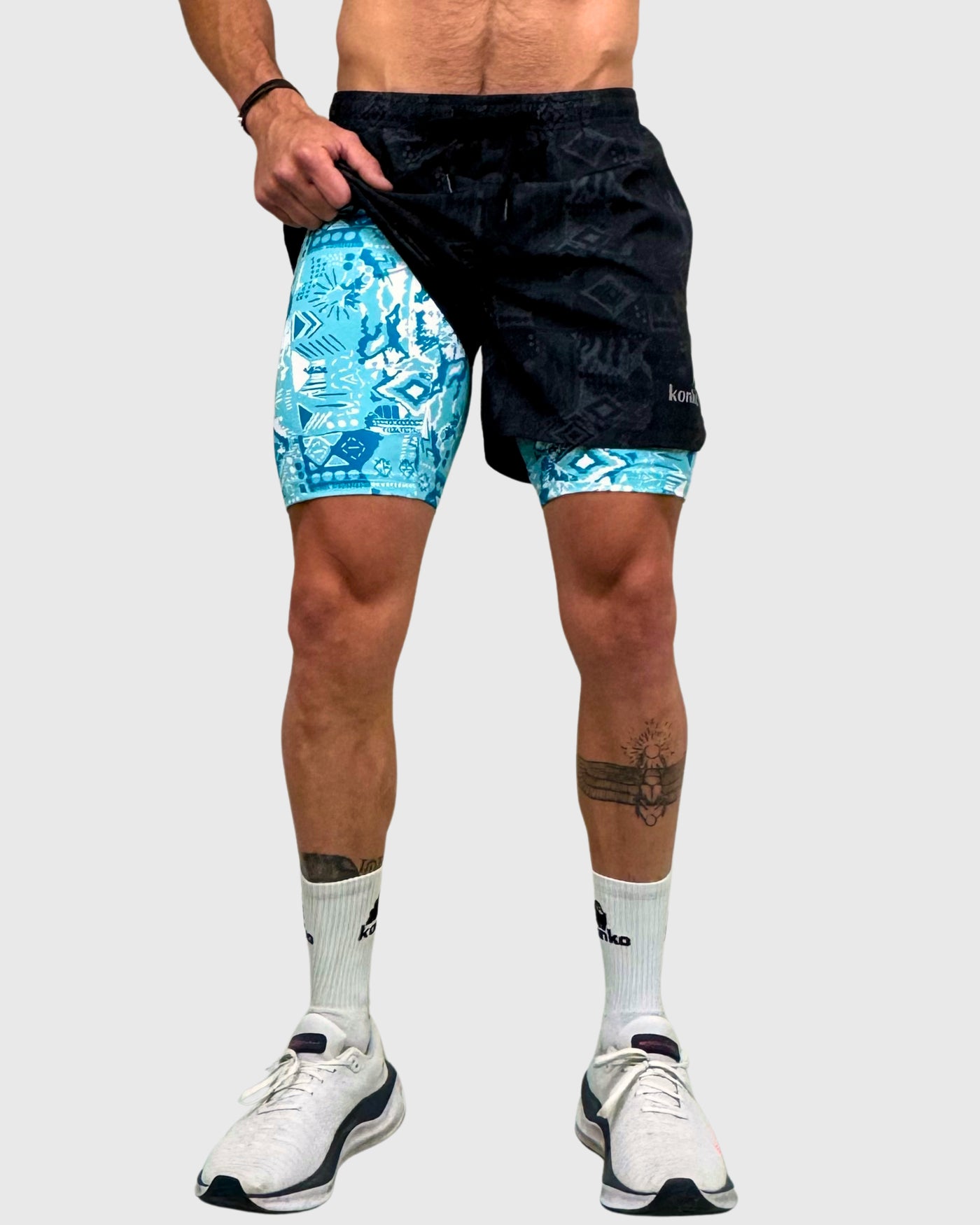 Eco Short 2 en 1 Zip Lagoon