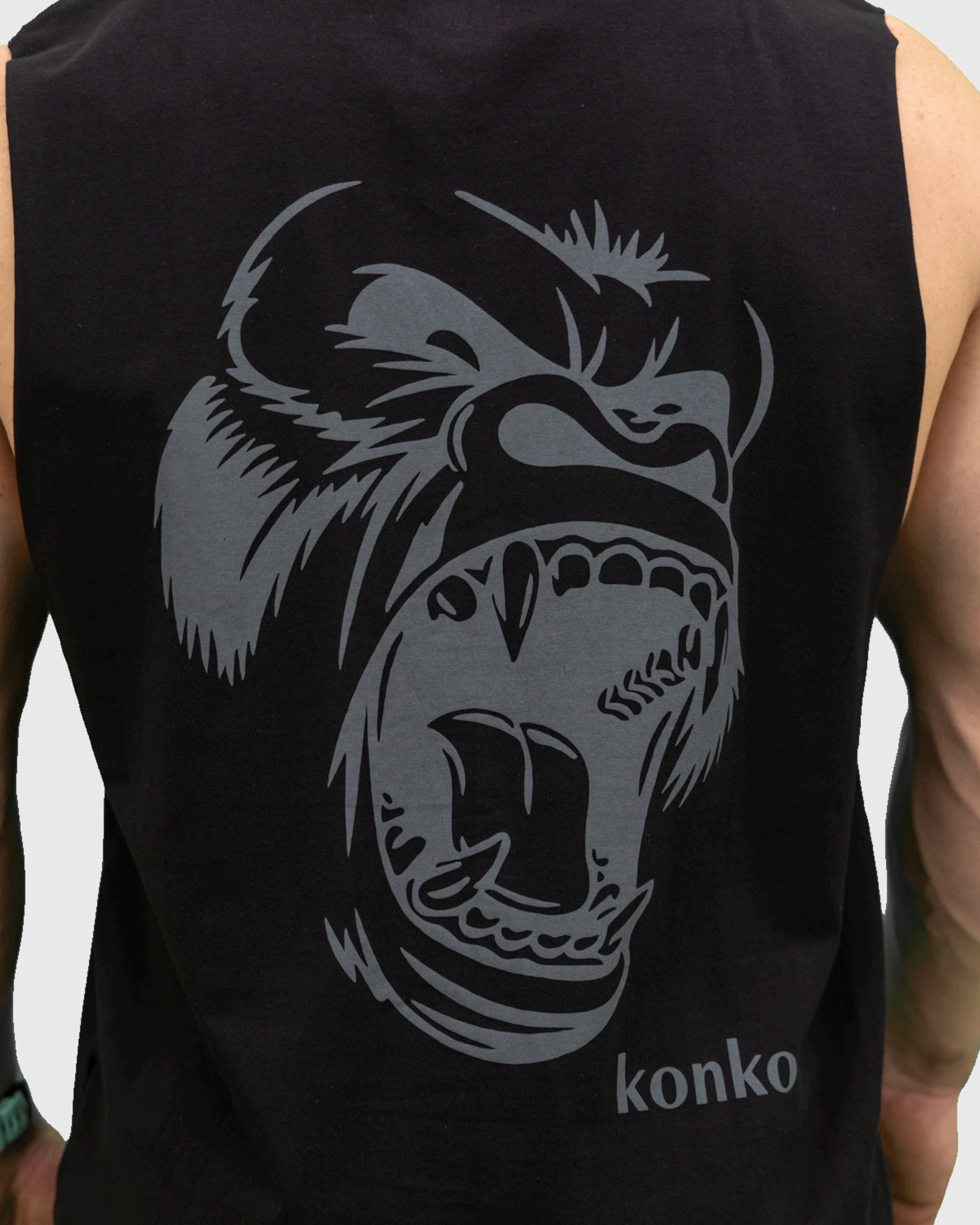 Sudadera Tank Wild Blur Negra konko