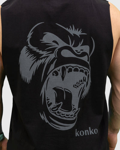 Sudadera Tank Wild Blur Negra konko