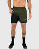 Short 2 en 1 Zip Max 5" Hunter
