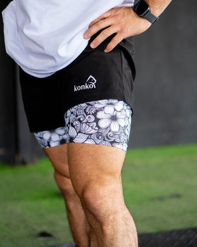 Eco Short 2 en 1 Black Out