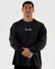 Polera Premium Cotton Manga Larga Over Size Grafito