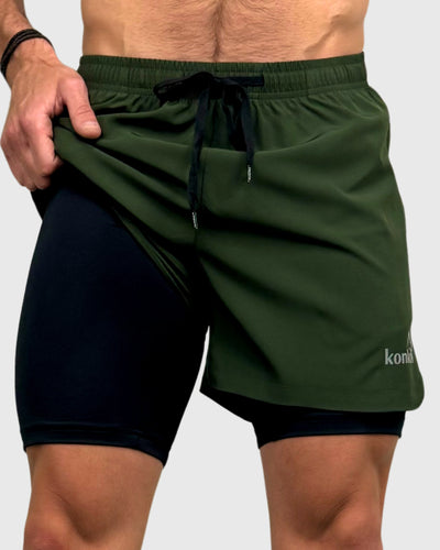 Eco Short 2 en 1 Zip Hunter