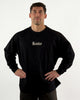 Polera Premium Cotton Manga Larga Over Size Negro