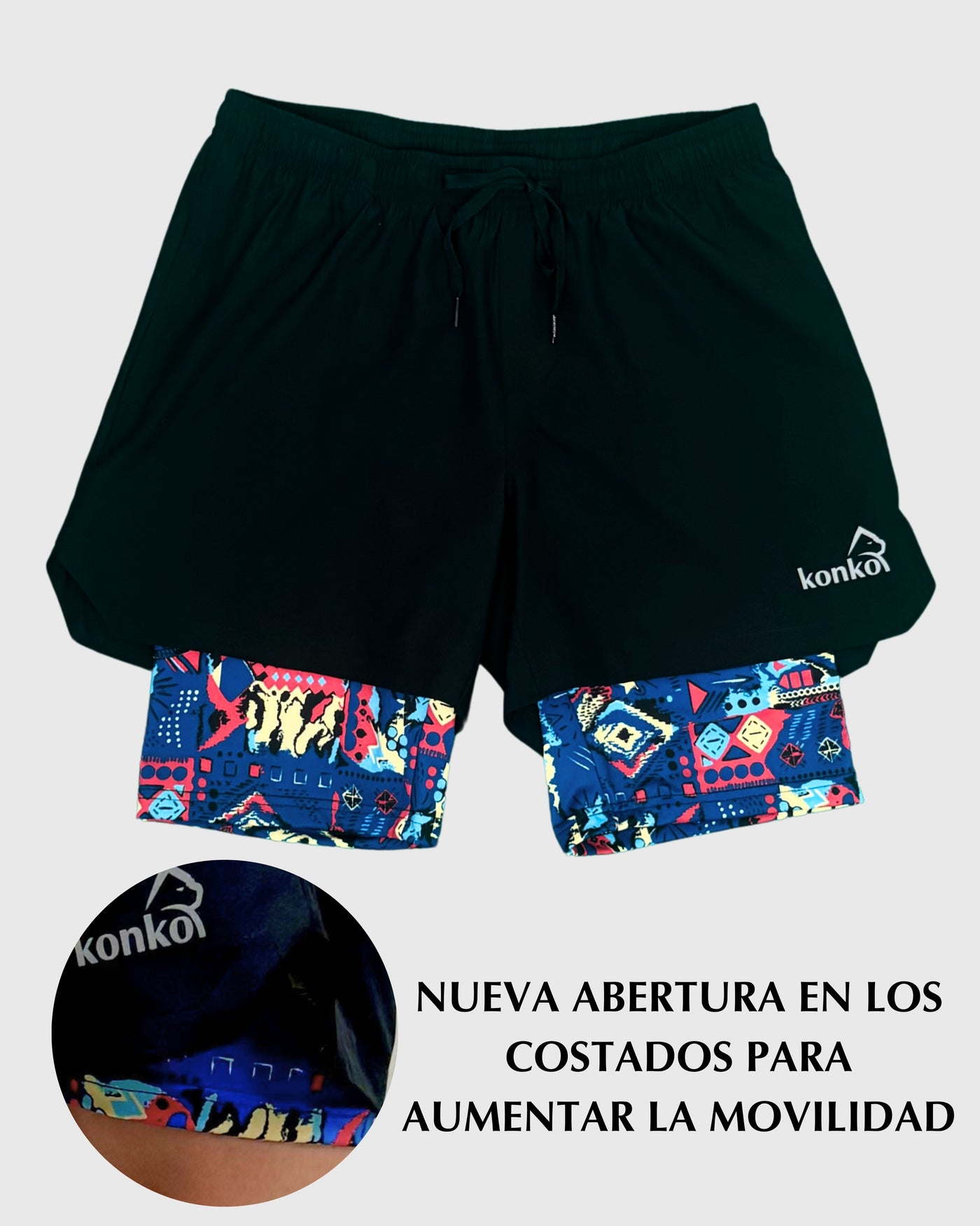 Eco Short 2 en 1 Zip Fest