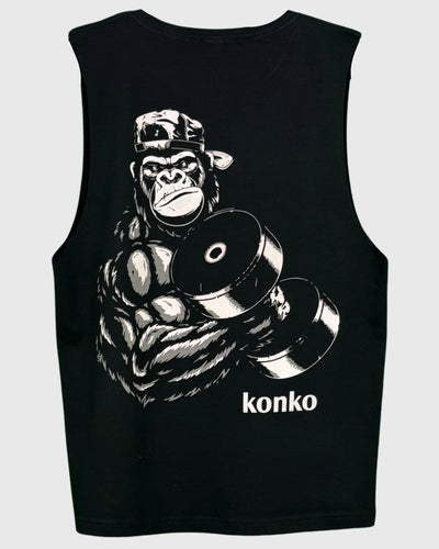 Sudadera Tank Wild Beast Negra konko