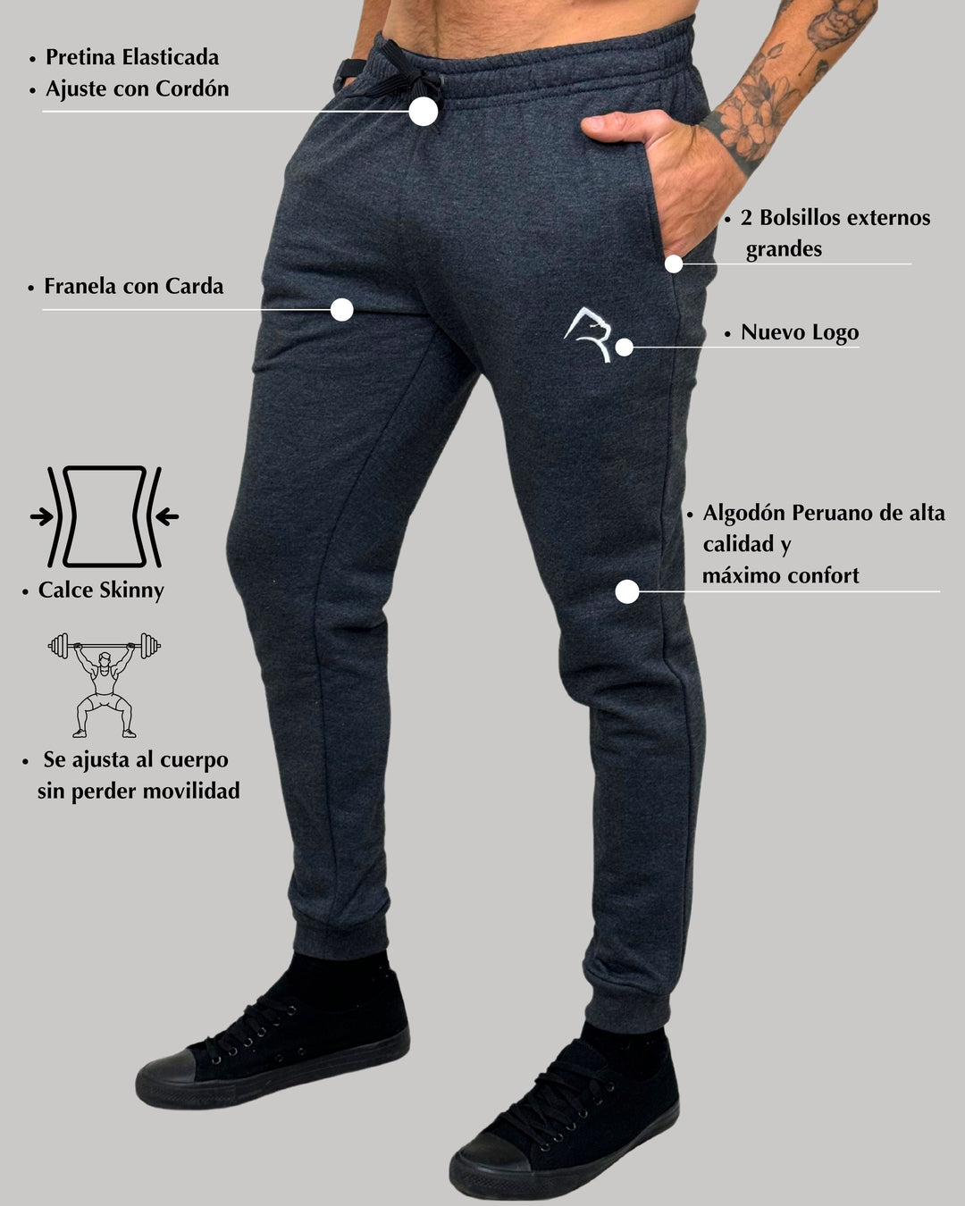 Jogger Fit Classic Beige - Compra Online - Recibe El Mismo Día – Konko  Active