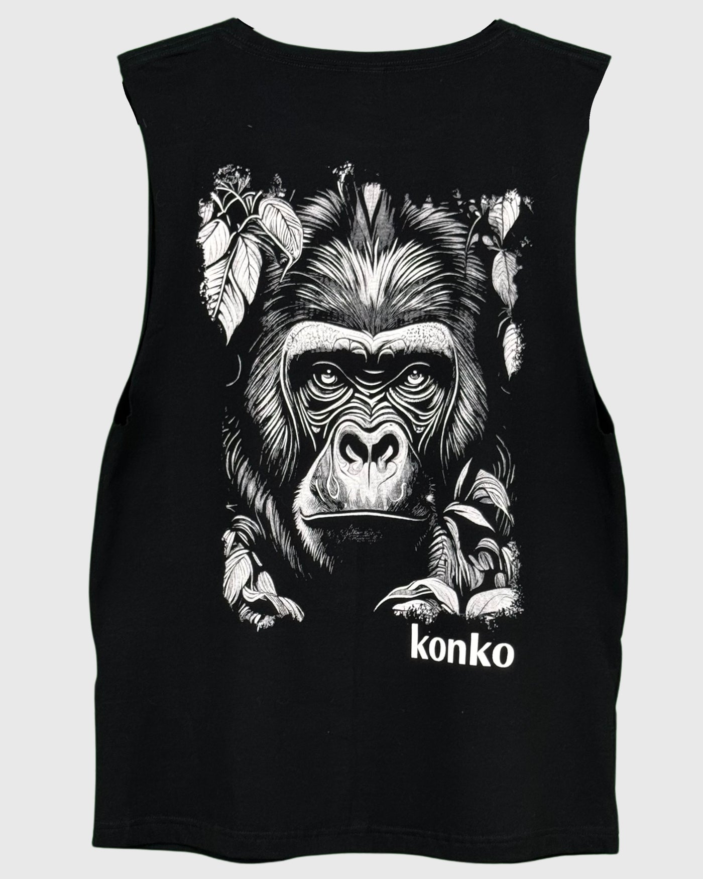 Sudadera Tank Wild Jungle  Negra konko