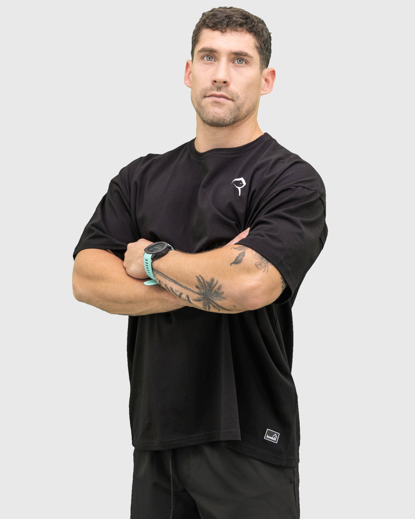 Polera Over Size Clasica Negra