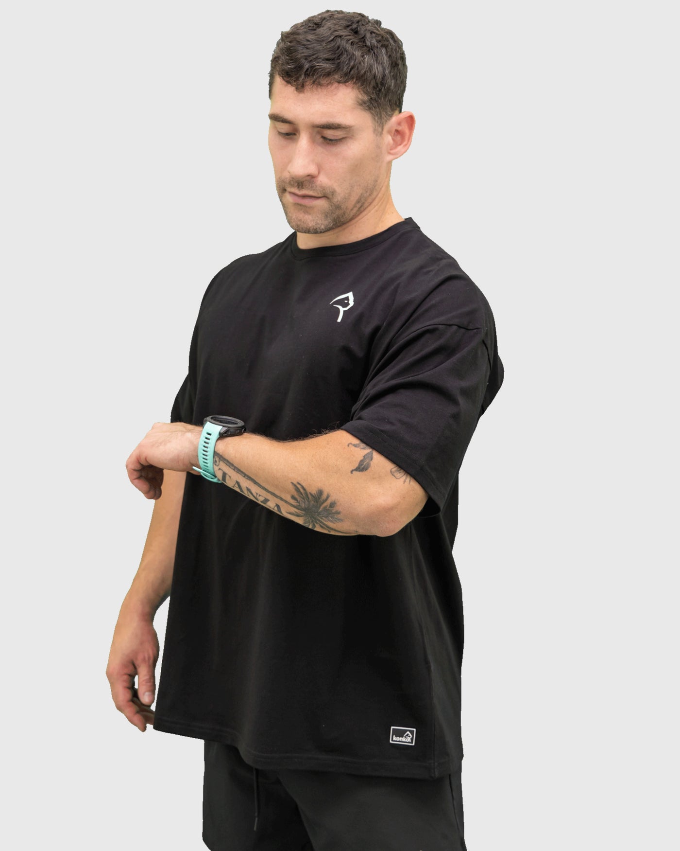 Polera Over Size Clasica Negra