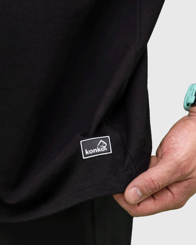 Polera Over Size Clasica Negra