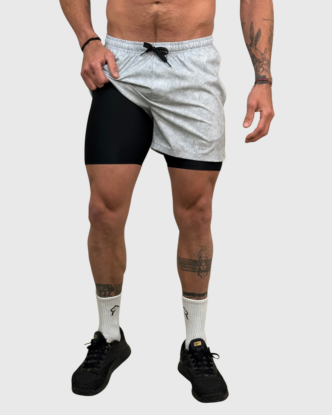 Eco Short 2 en 1 Perfect Gray