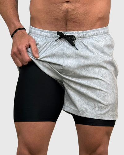Eco Short 2 en 1 Perfect Gray
