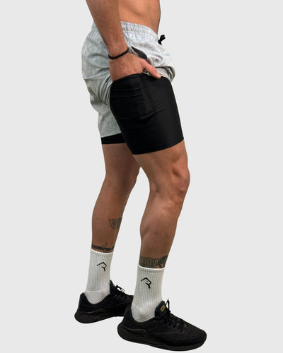 Eco Short 2 en 1 Perfect Gray