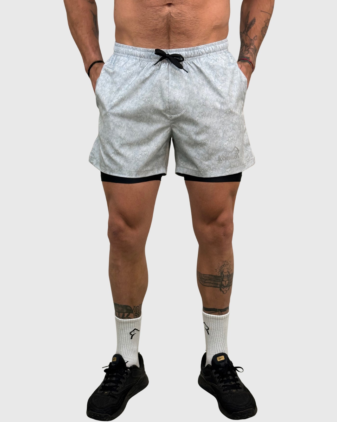 Eco Short 2 en 1 Perfect Gray