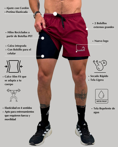 Eco Short 2 en 1 Perfect Wine