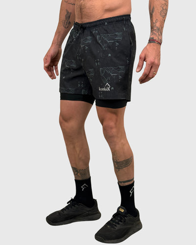Eco Short 2 en 1 Perfect Dark Tribal