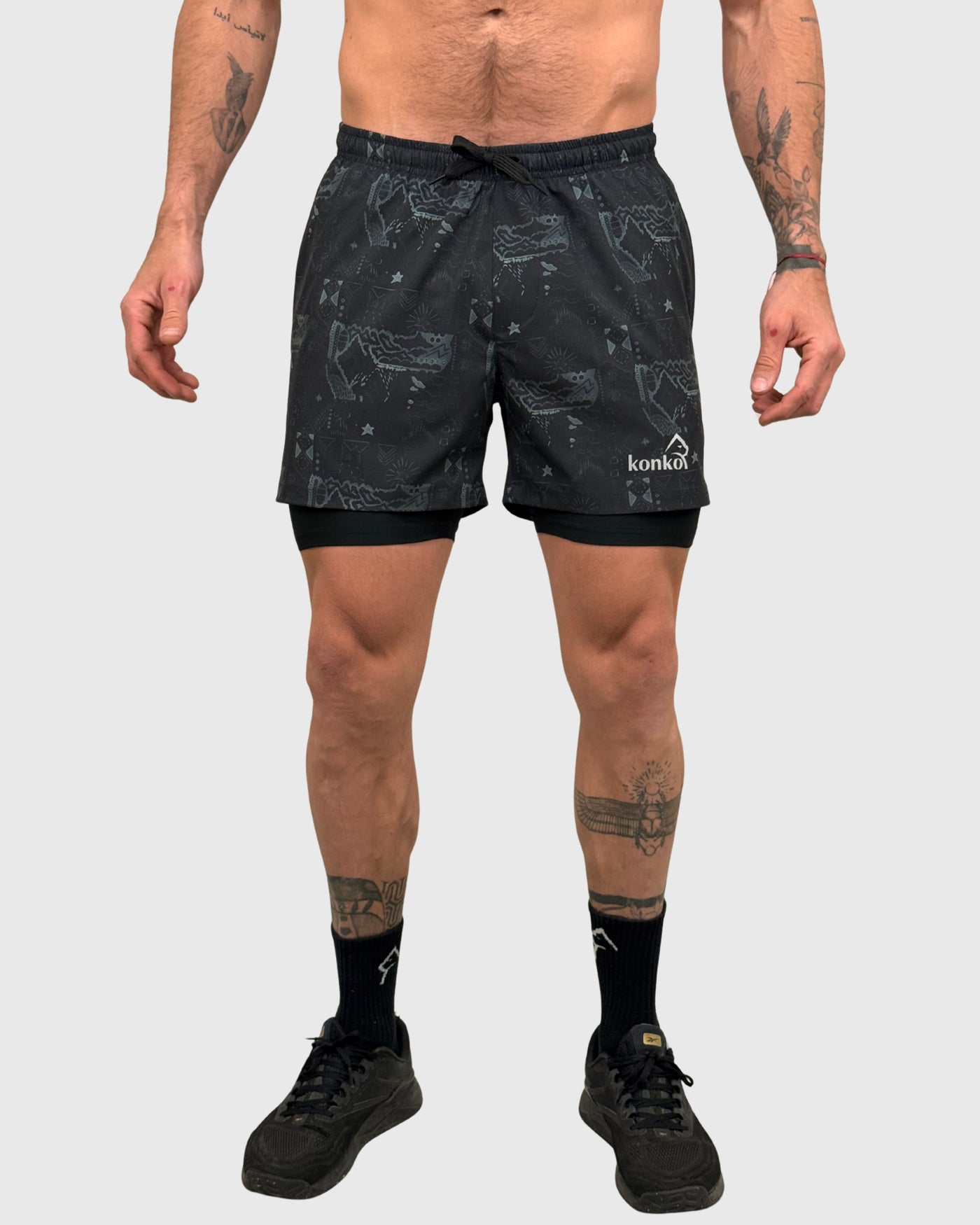 Eco Short 2 en 1 Perfect Dark Tribal