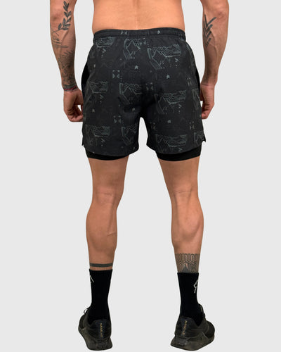 Eco Short 2 en 1 Perfect Dark Tribal