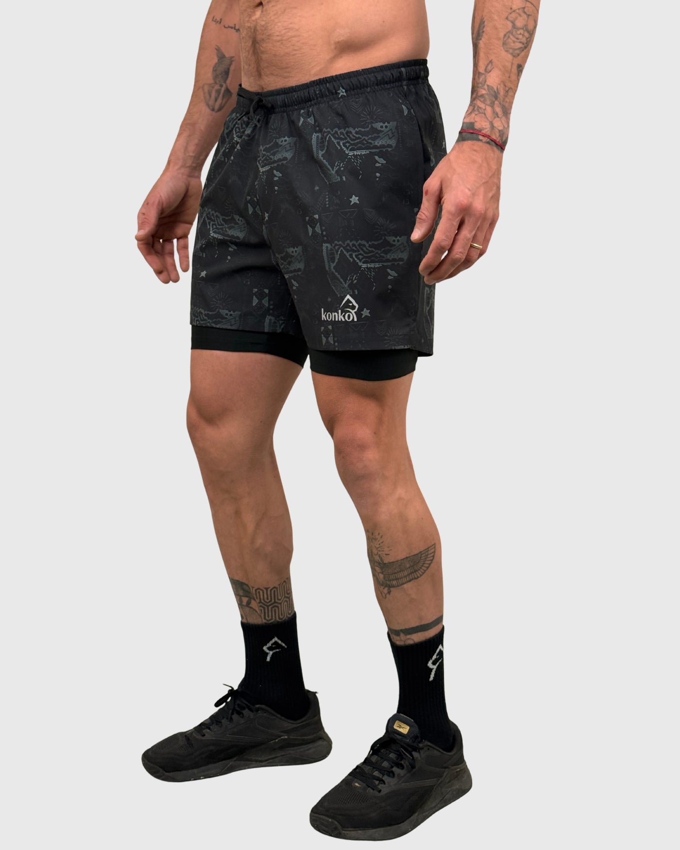 Eco Short 2 en 1 Perfect Dark Tribal