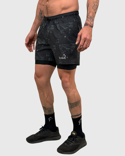 Eco Short 2 en 1 Perfect Dark Tribal