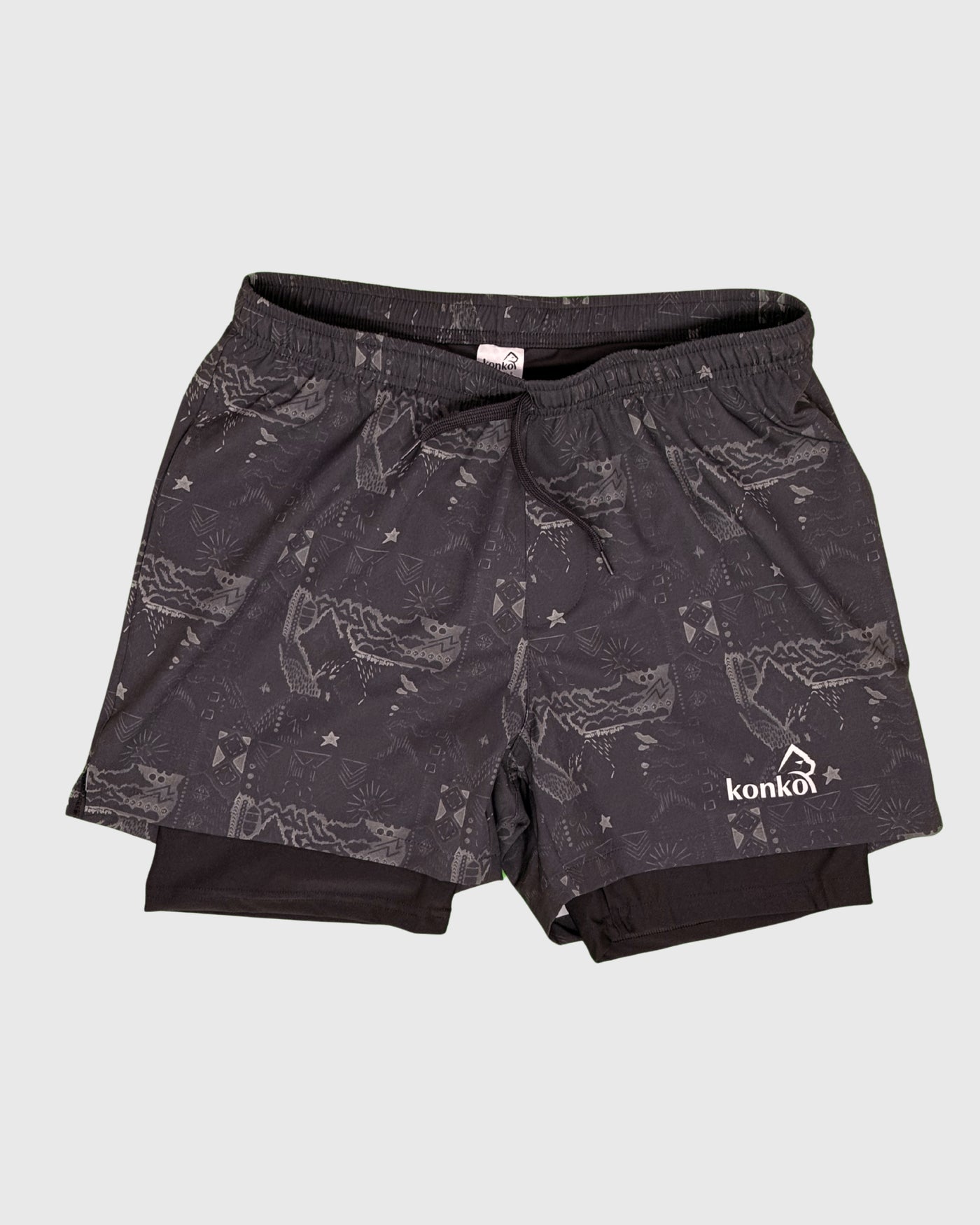 Eco Short 2 en 1 Perfect Dark Tribal