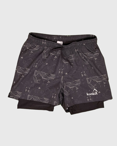 Eco Short 2 en 1 Perfect Dark Tribal
