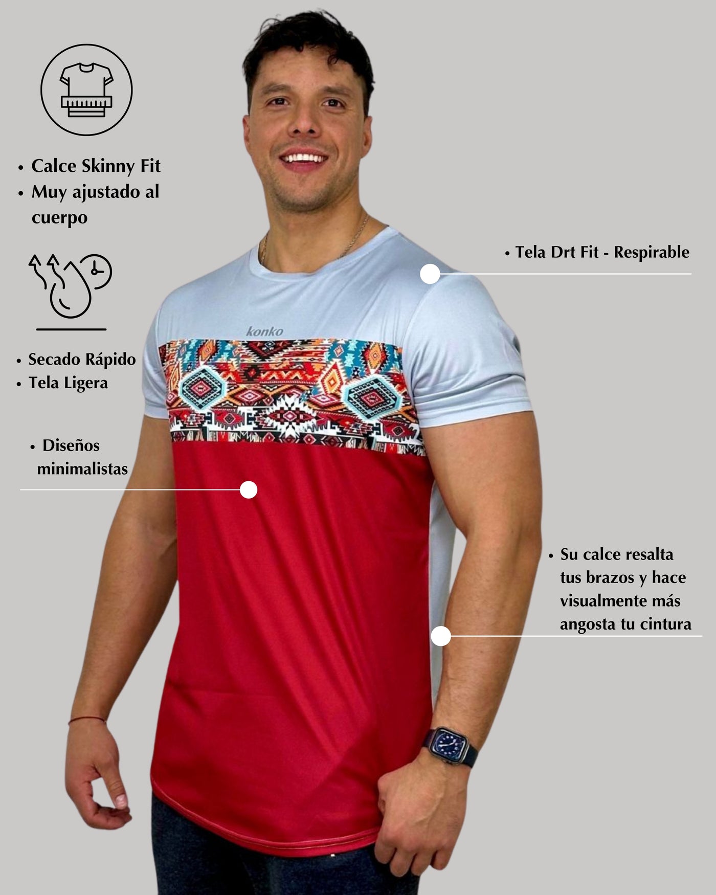 Polera Dry Andino - Konko Active