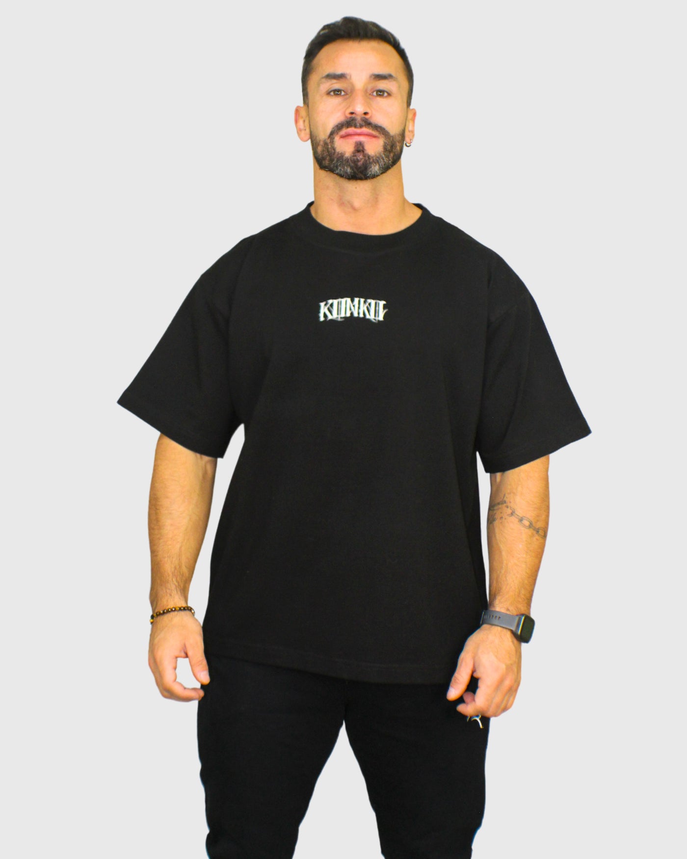 Polera Over Size Flex Cotton Skull Konko