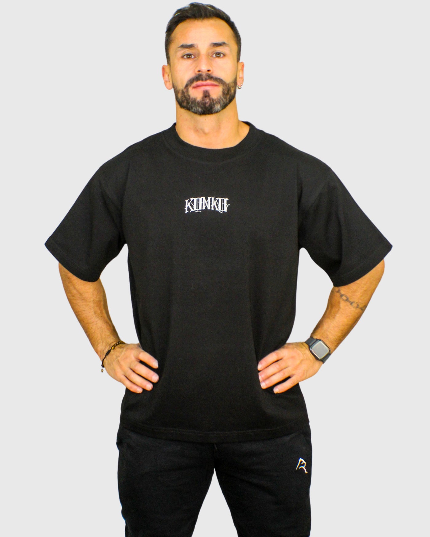 Polera Over Size Flex Cotton Skull Konko