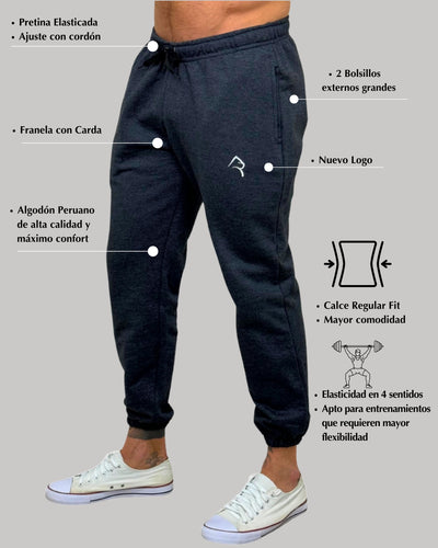 Jogger Relax Grafito - Konko Active