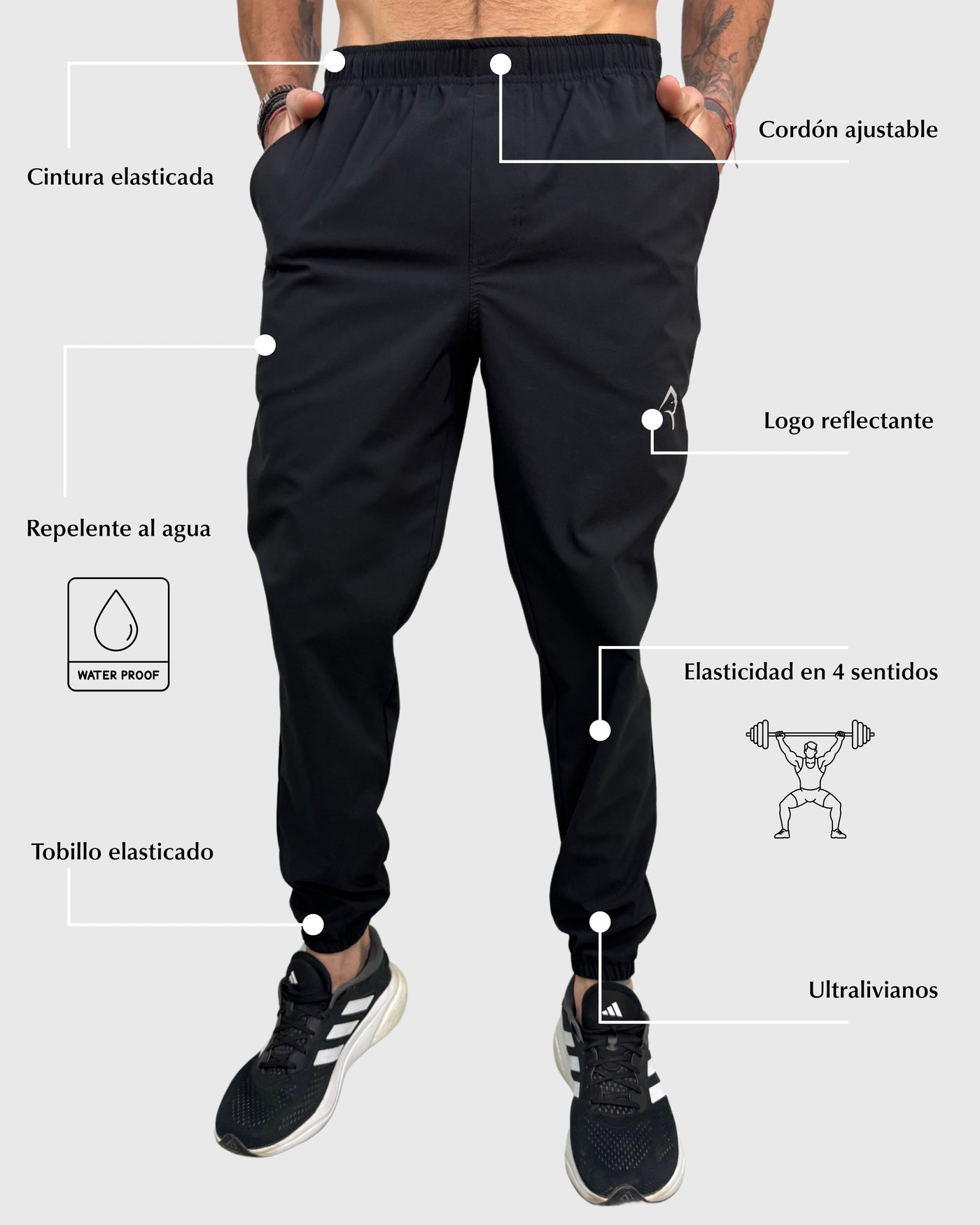 Running Pant Black