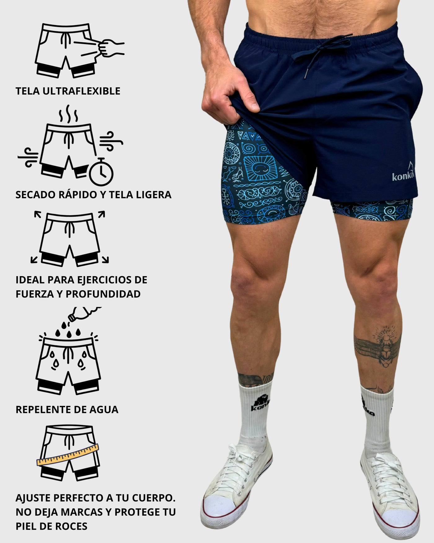 Eco Short 2 en 1 Samoa