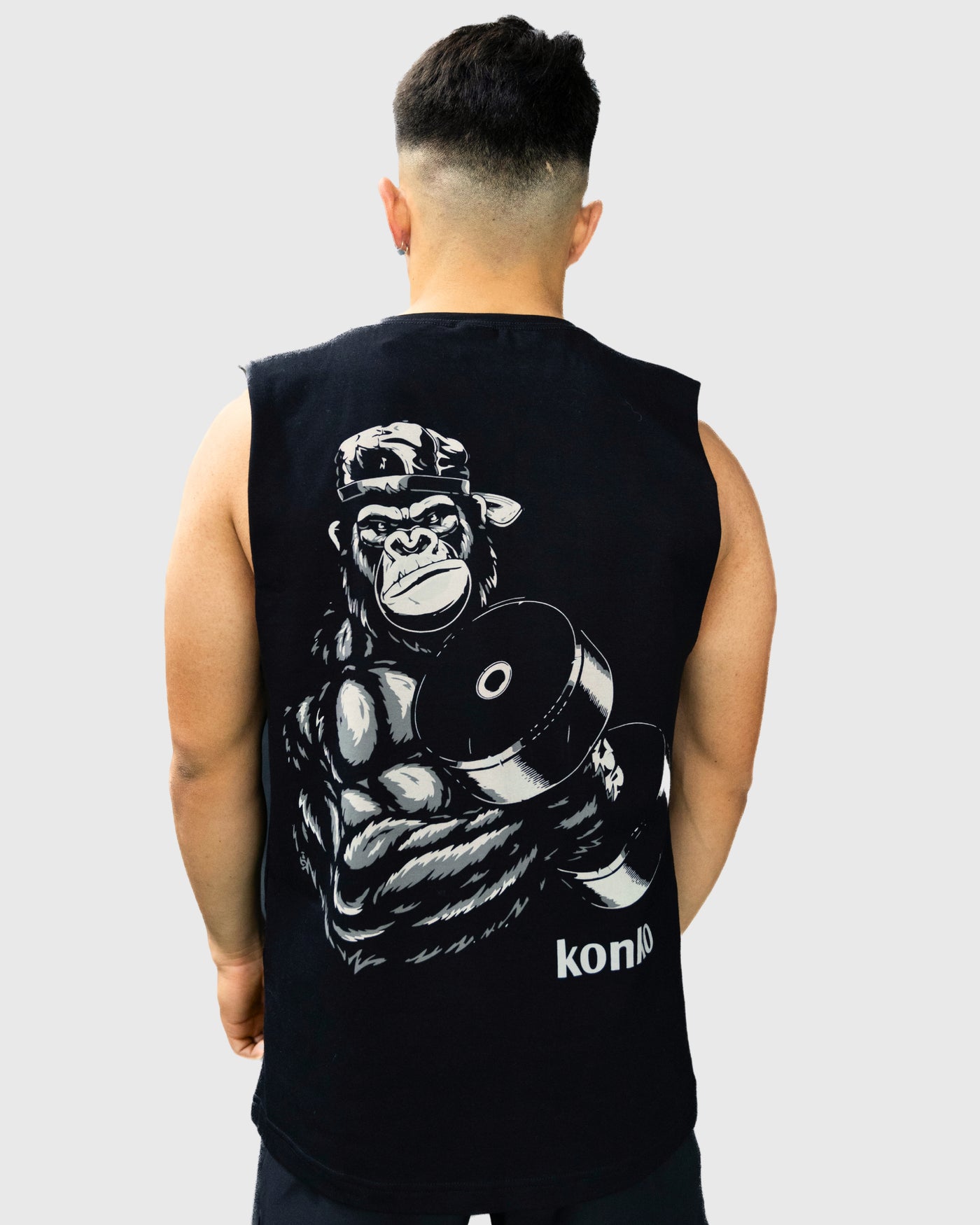 Sudadera Tank Wild Beast Negra konko