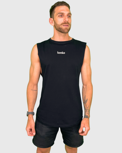 Sudadera Tank Wild Konko Negra - Konko Active