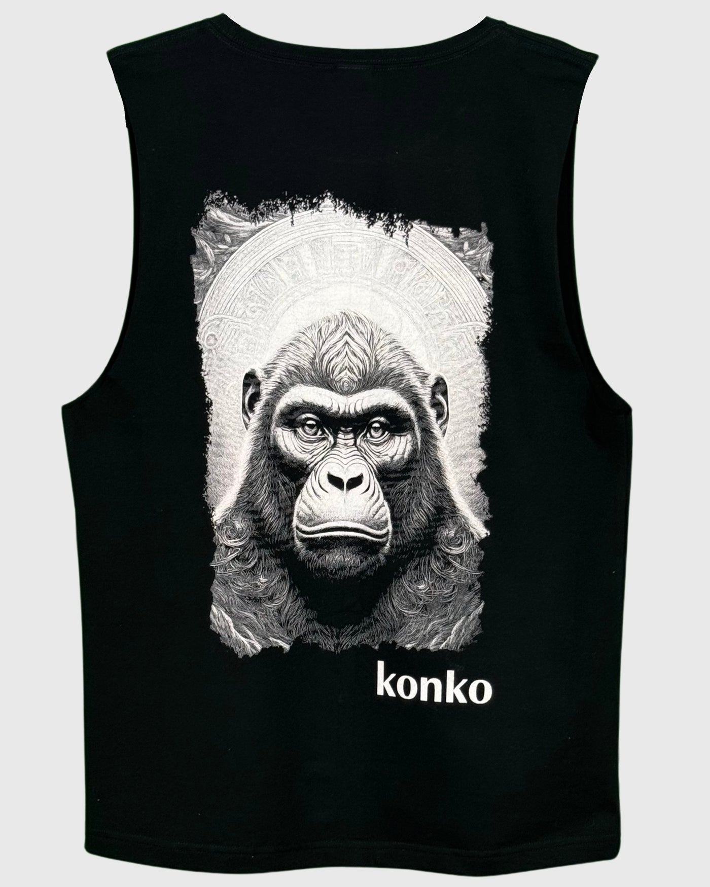 Sudadera Tank Wild Zen Negra konko