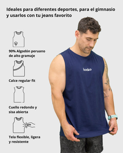 Sudadera Tank Clasica Azul