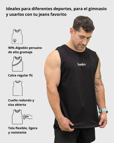 Sudadera Tank Clasica Negra