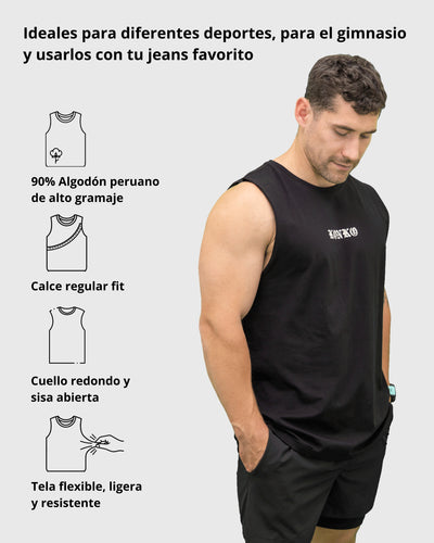 Sudadera Tank Beast Negra konko