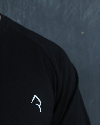 Polera Manga Larga Negra Etnico