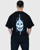 Polera Over Size Flex Cotton Skull Konko
